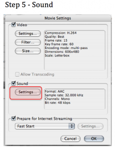 Adding your iMovie to facebook in good quality